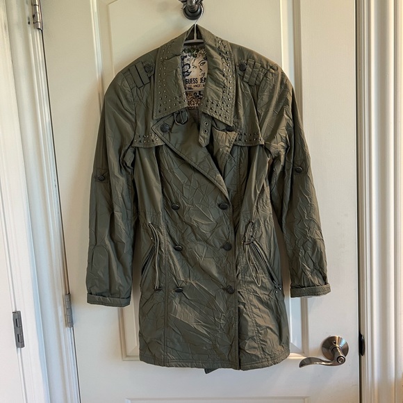 Womens Guess rain jacket.  Perfect condition - Picture 1 of 8